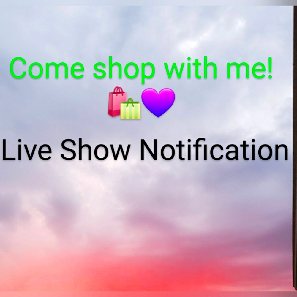 Heart this so you know when I go live.